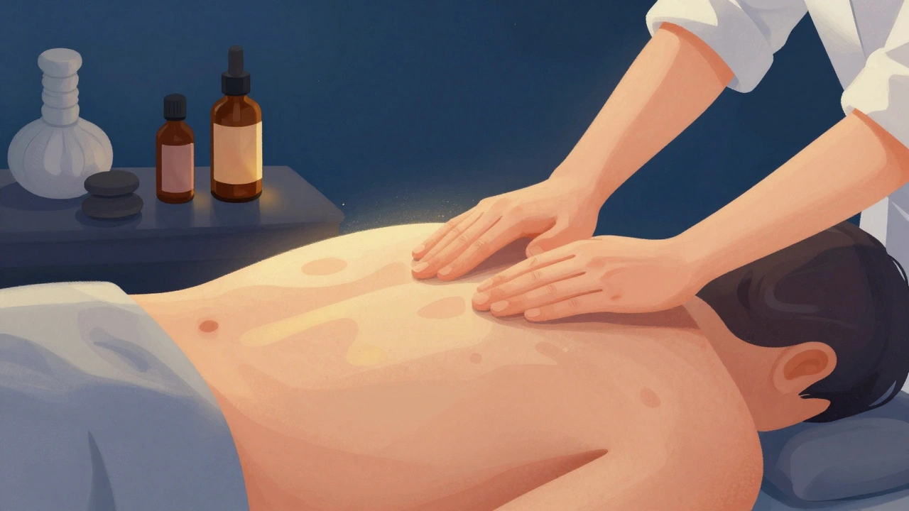 Abstract wellness therapy concept artwork